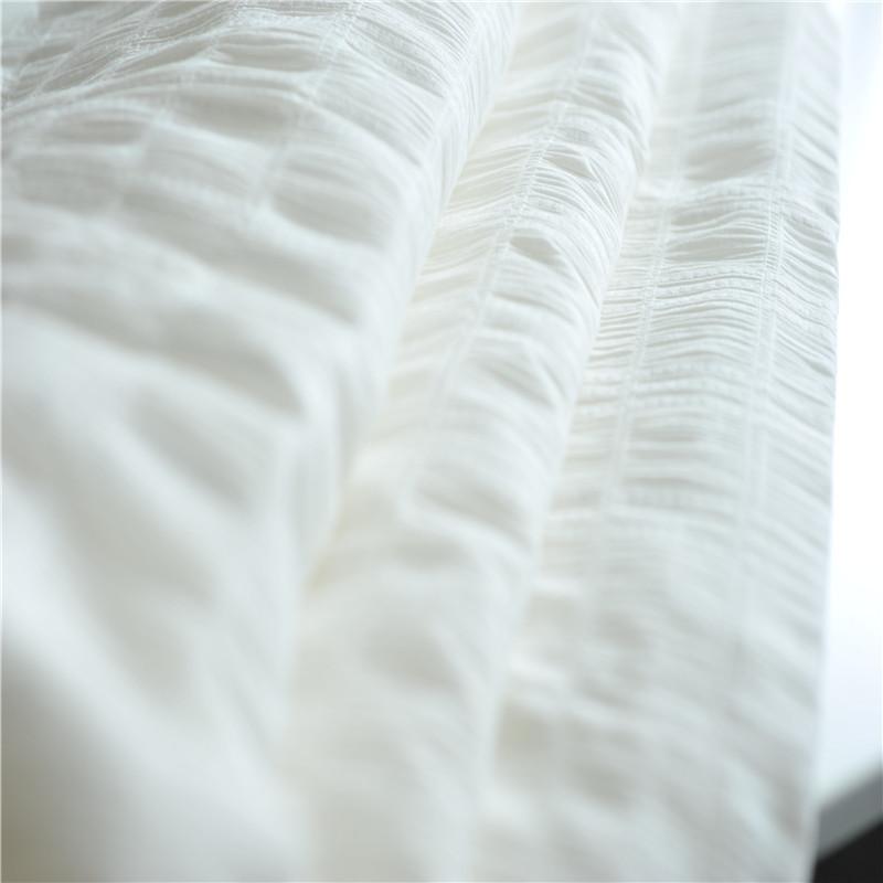 COTTON JACQUARD BUBBLE CREPE